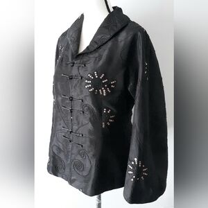 Grace Chuang Silk Embroidered Sequin Jacket